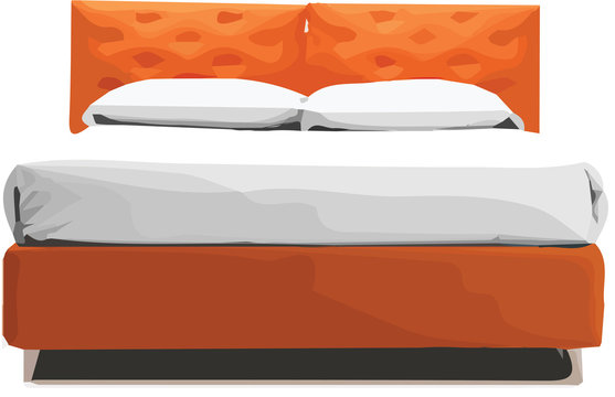 Letto in tessuto