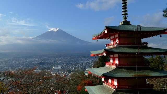Image of the sacred mountain of Fuji