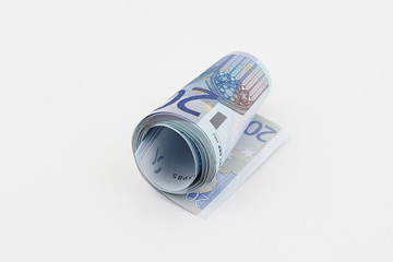 Geld Rolle 20 Euro