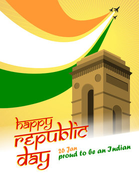 Republic Day India Illustration