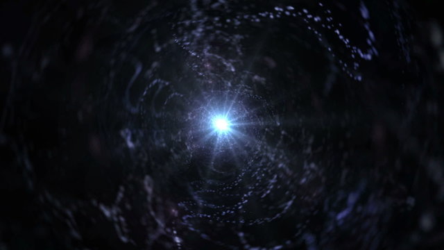 Fiber Universe Tunnel Background