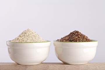 crusca acena e semi di lino