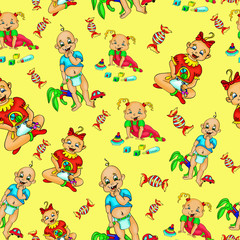 seamless baby wallpaper