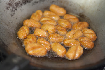 Frying Sausage on the pan