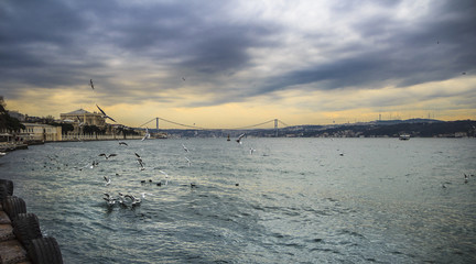Bosphorus bridge view. Istanbul.