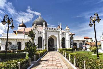 Fototapeta na wymiar Kapitan Keling Mosque in Penang Malaysia