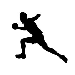 Handball-Torwurf
