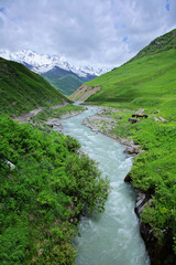 Georgia Svanety Mounteins Caucasus