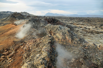Krafla volcanic area