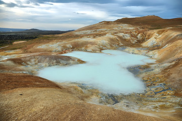 Leirhnjukur active volcano
