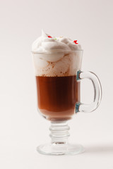 coffee with whipped cream