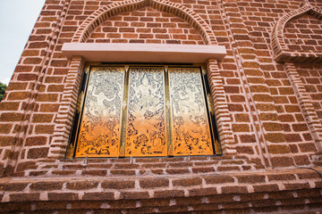 The windows of Neramit Wipatsana Temple Loei, Thailand