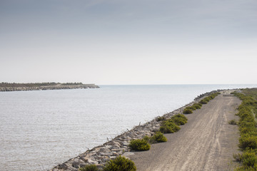 Obraz premium river Llobregat in Barcelona