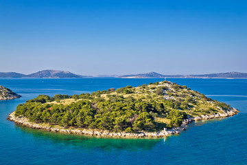 Fototapeta premium Small island in archipelago of Croatia