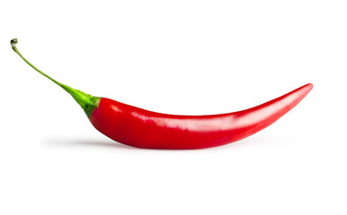 red hot chili pepper isolated