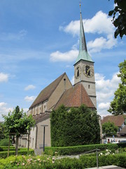 Fototapeta na wymiar Kirche St.Oswald, Zug (Schweiz)