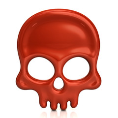 Red skull icon