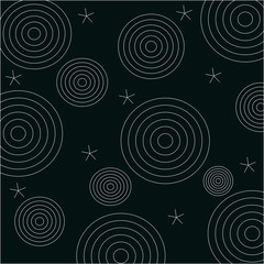 circles on darkblue texture