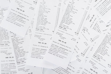 Collection Of Receipts