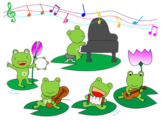 蛙の演奏会
