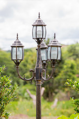 Vintage street lampost