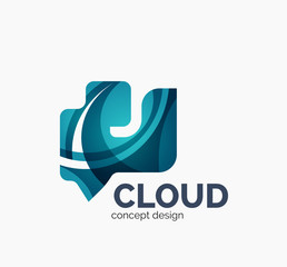 Modern cloud logo