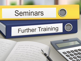 seminars and further training binders