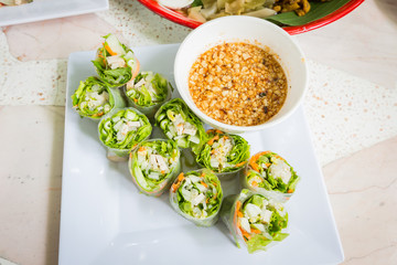 Thai fresh Spring Roll