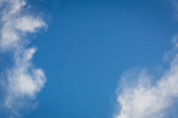 The blue sky