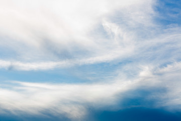 The blue sky