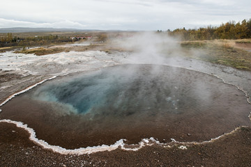 Schwefeliges, heisses  Wasserloch | Island
