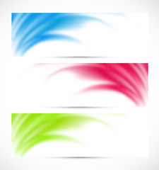 Obraz premium Set of banners