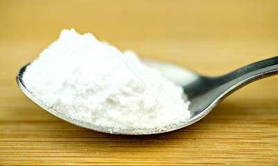 Macro closeup of cream of tartar