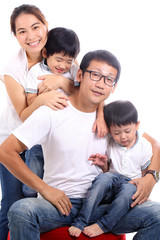 Asian Family portrait