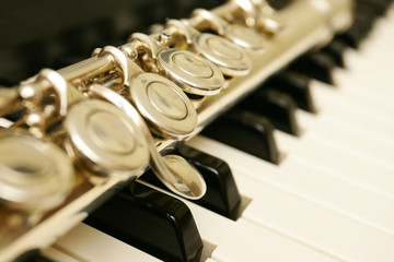 Obraz premium flute and piano