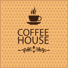 Vector background in yellow and brown colors