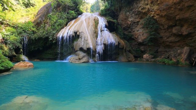 Khor louang waterfall in lamphun Thailand