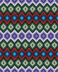 ..Wool strips-belt with colorful designs