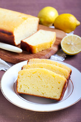 Lemon yogurt loaf cake