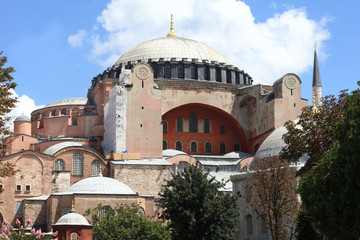 Fototapeta na wymiar Details of Hagia Sophia