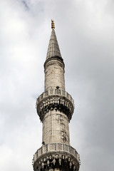 Details of minaret Blue Mosque
