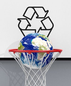 concept of ecology and recycling