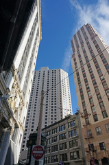 Fototapeta na wymiar skyscraper in san francisco, america