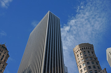 Fototapeta na wymiar skyscraper in san francisco, america