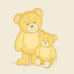 Cute teddy bears for kids.