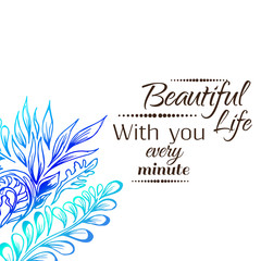 Floral ornate pattern