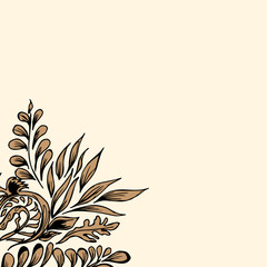 Floral ornate pattern