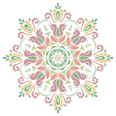 Floral  Pattern. Orient Abstract Background