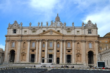 Fototapeta na wymiar Saint Peter's Basilica in Rome