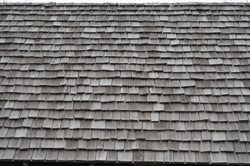 roof made from wooden old style architechture